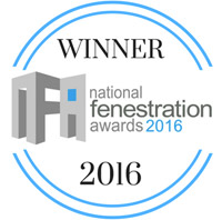 National Fenestration Awards 2016 winner badge