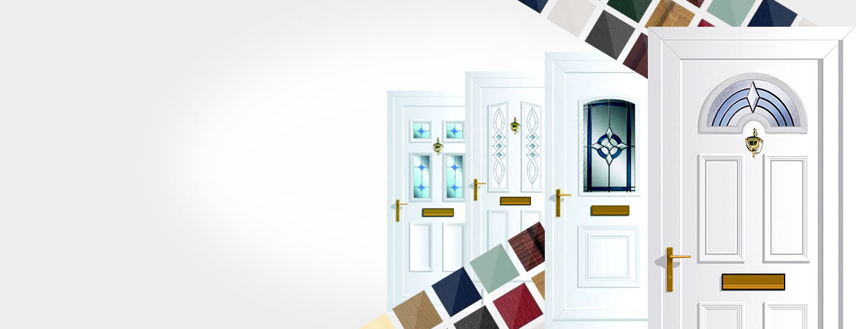 uPVC door panels in a range of styles and colours