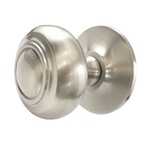 Satin Silver Internal Round Knob