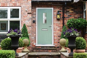 Chartwell green composite entrance door