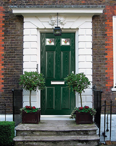 Green composite home door