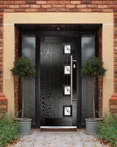 Jet black Xtreme composite door