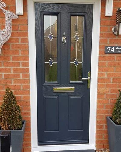 Composite grey xtreme door