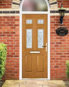 Xtreme oak composite door