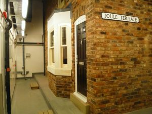 Black front door installed on Salford University’s Energy House