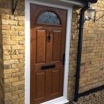 Oak traditional front door