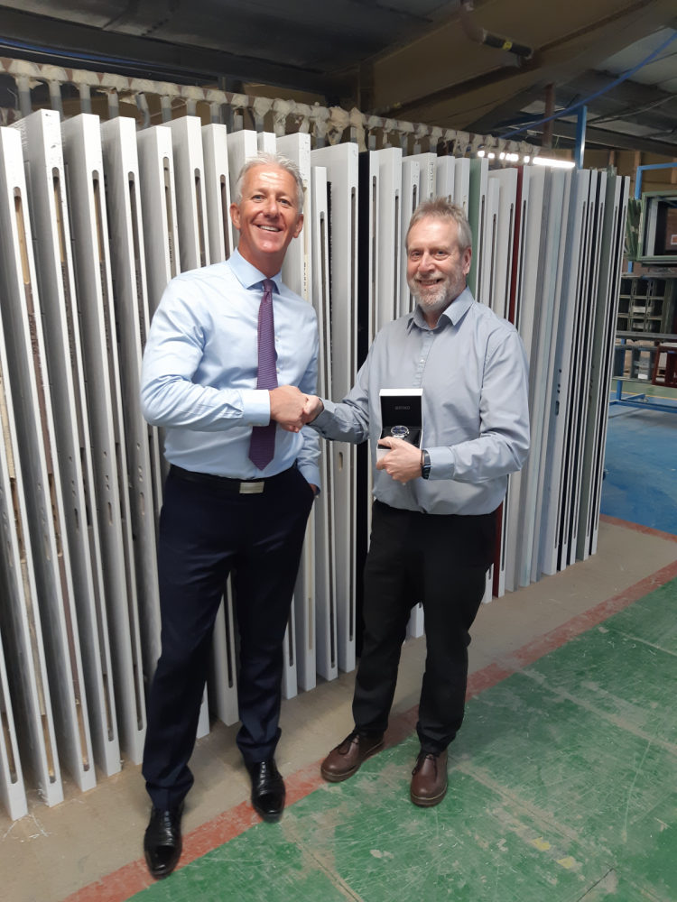 Vista’s Managing Director Keith Sadler (L) and Technical Director Pip Anger (R)